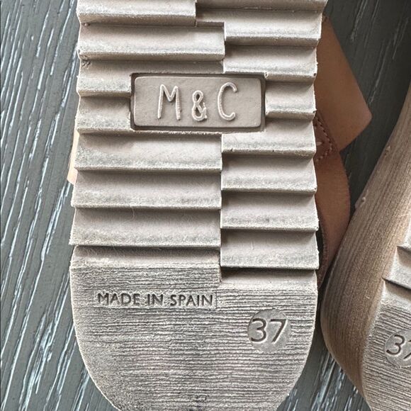 Musse & Cloud Natural Tan Strappy Sandals Platform Casual Boho Women’s Size EU37 - Picture 9 of 12